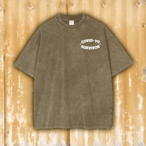 SURVIVOR BLANK WHITE PRINT