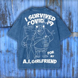 AI GIRLFRIEND WHITE PRINT