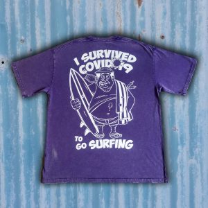 GO SURFING WHITE PRINT