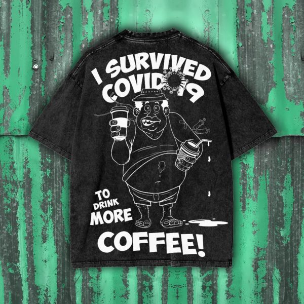 COFFEE ADDICT WHITE  PRINT - Image 3