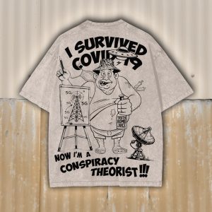 TIN FOIL HAT BLACK PRINT