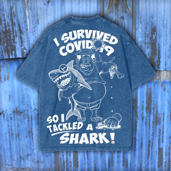 SHARK ATTACK WHITE PRINT - Image 4
