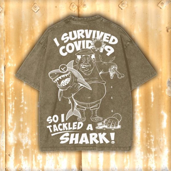 SHARK ATTACK WHITE PRINT - Image 3
