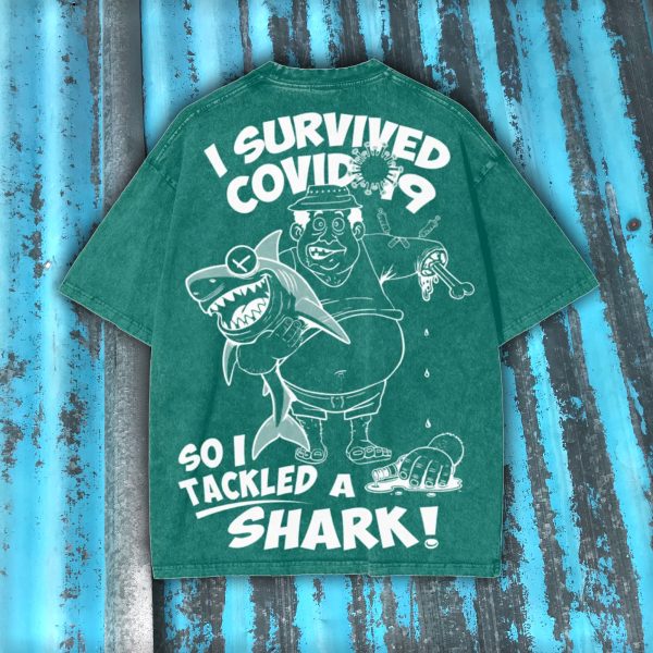 SHARK ATTACK WHITE PRINT - Image 10