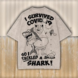 SHARK ATTACK BLACK PRINT