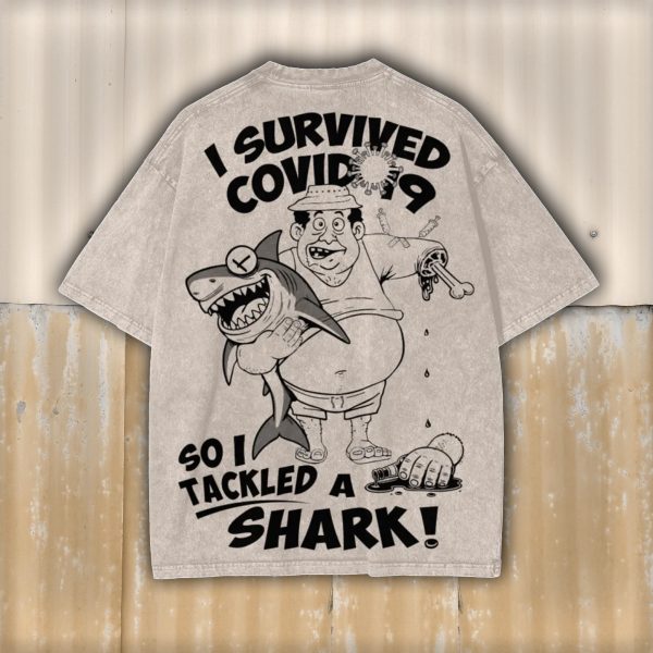 SHARK ATTACK BLACK PRINT