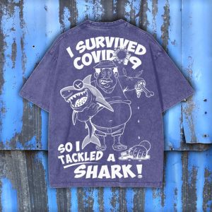SHARK ATTACK WHITE PRINT